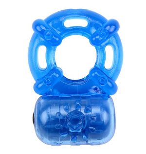 anillo de pene azul