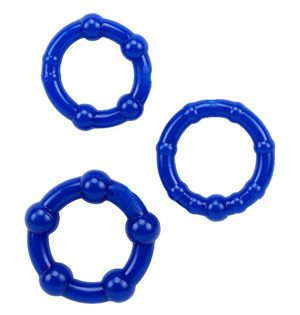 anillo de pene azul de silicona&ABS