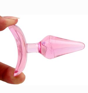 Plug anal en silicone cristal