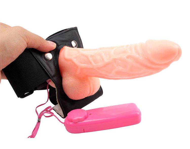Wearable Textured Strap-on Penis