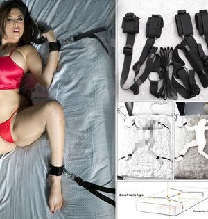 Kit Strap-on con Manette in Silicone & ABS