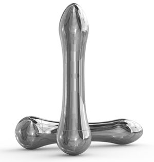 Metal Anal Plug (18 cm × 4.3 cm diameter)