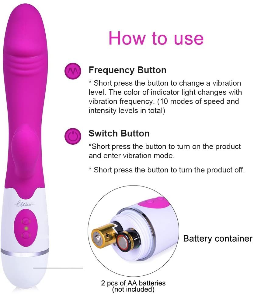 Vibrador conejo – rosa o azul