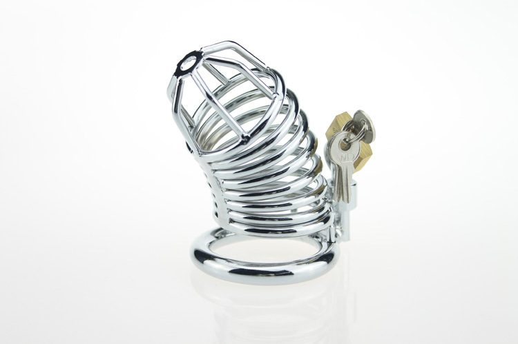 Chastity Locking Cock Ring Cage