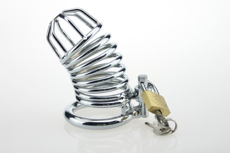Chastity Locking Cock Ring Cage