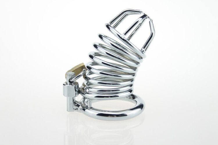 Chastity Locking Cock Ring Cage