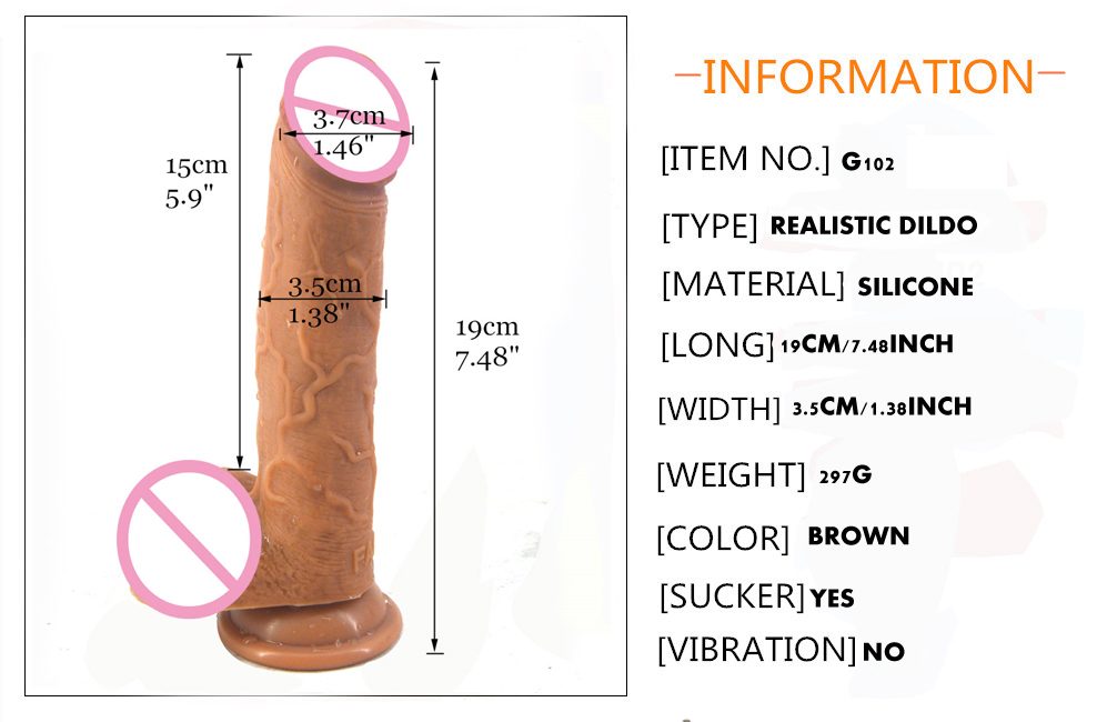 Dildo anal de silicona