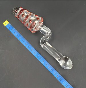 Анальная стеклянная секс-игрушка (20 × 4.1 cm)