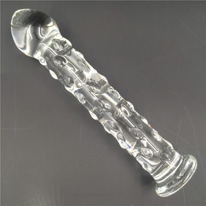 Crystal Penis Glass Toy (18 × 3.5 cm)