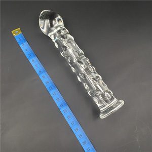 Crystal Penis Glass Toy (18 × 3.5 cm)