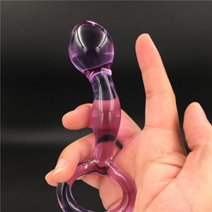 Анальная секс-игрушка из хрустального стекла (14 × 3.3 cm)