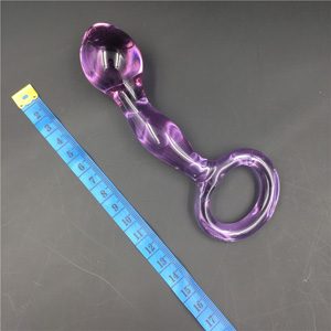 Анальная секс-игрушка из хрустального стекла (14 × 3.3 cm)