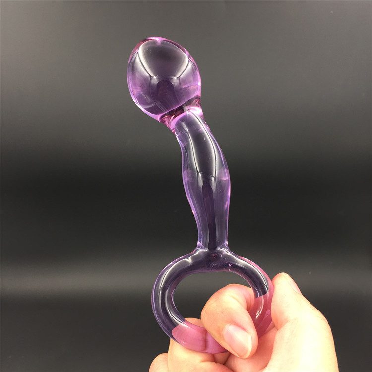 Анальная секс-игрушка из хрустального стекла (14 × 3.3 cm)