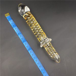 Giocattolo in Vetro Anale Cristallo (22 × 3.6 cm)