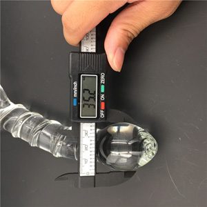 Crystal Penis Glass Toy Anus