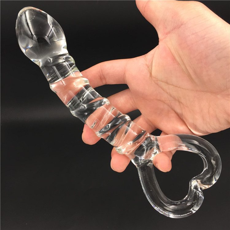 Crystal Penis Glass Toy Anus