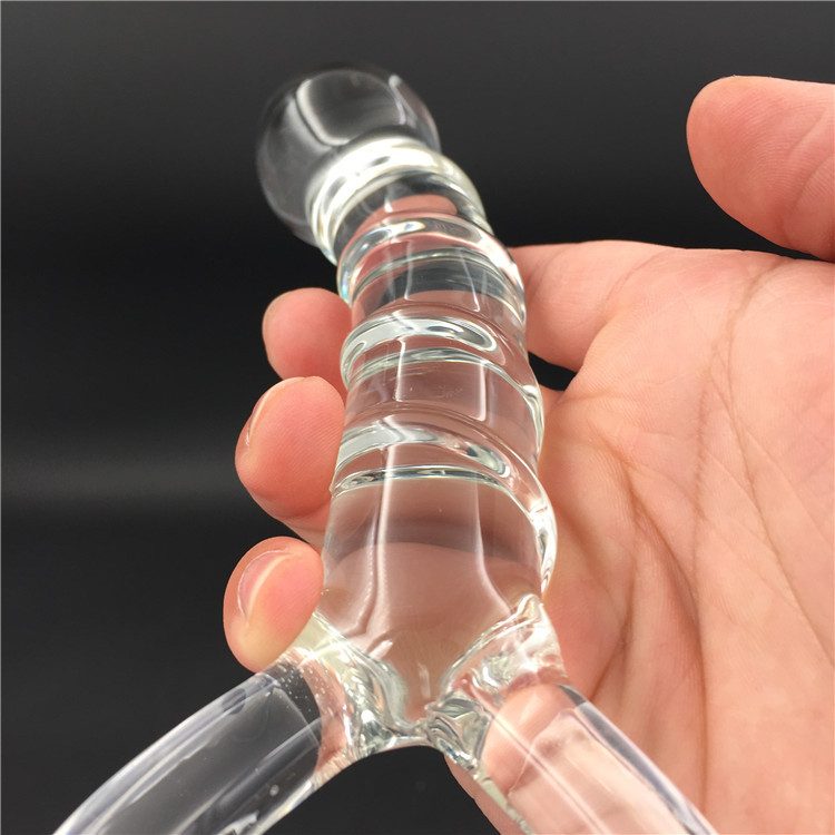 Crystal Penis Glass Toy Anus