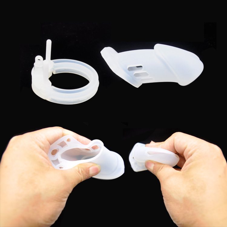 Silicone Locking Penis Sleeve Cage