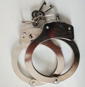 Metal Handcuffs BDSM Set