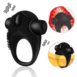 Silicone Penis Cock Ring – Black