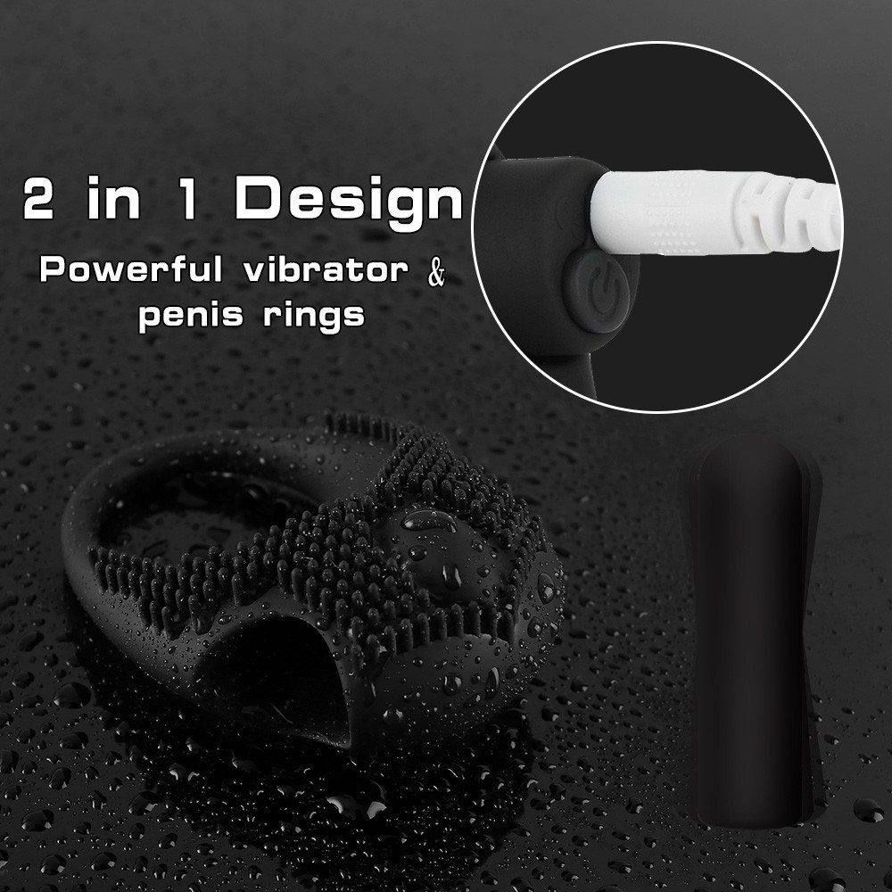 Silicone Penis Cock Ring – Black