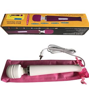 vibrateur classique de massage en silicone doux pour la peau