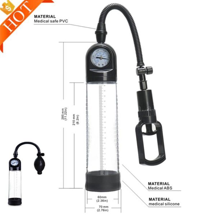Penis Pump in Silicone + ABS
