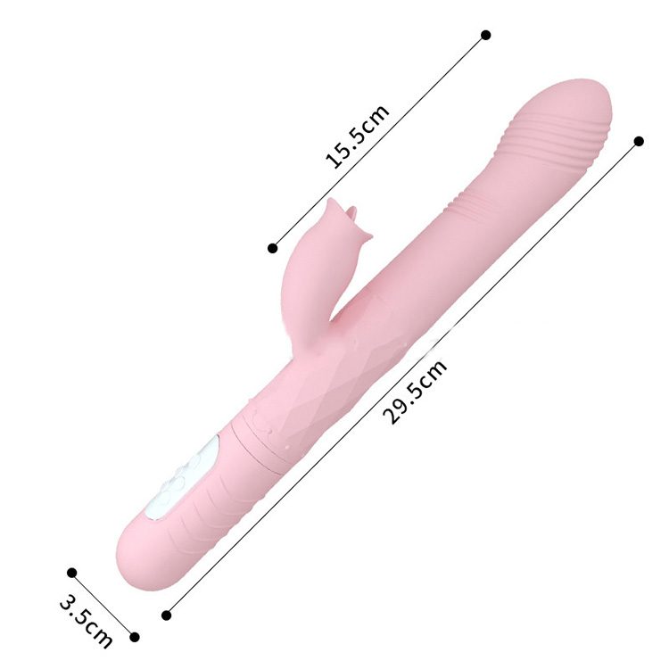 Vibratore Classico con Lingua Telescopica