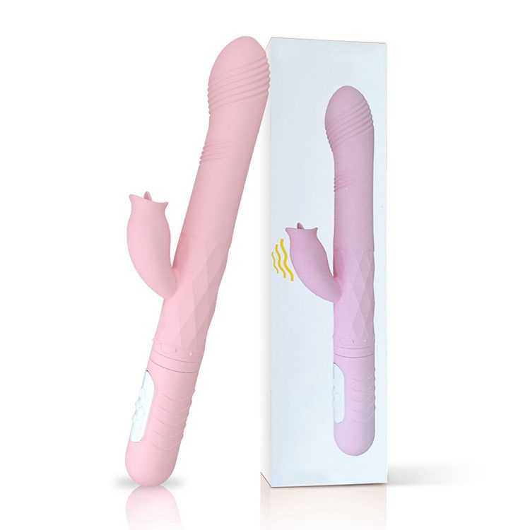 Vibratore Classico con Lingua Telescopica