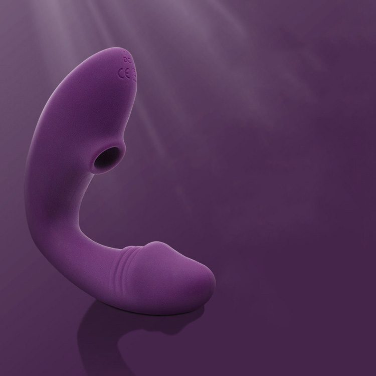 Pussy Suction G-spot Vibrator in ABS & Silicone