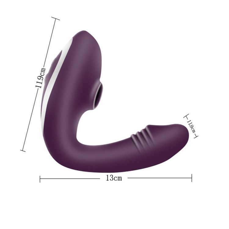 Pussy Suction G-spot Vibrator in ABS & Silicone
