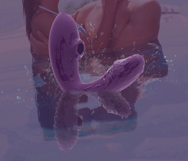 Pussy Suction G-spot Vibrator in ABS & Silicone