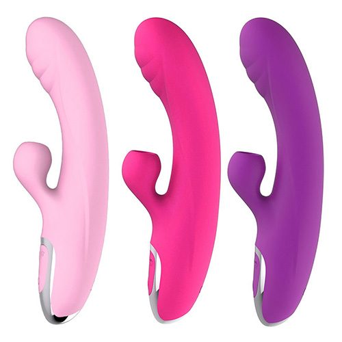 Suction G-spot Vibrator in ABS & Silicone