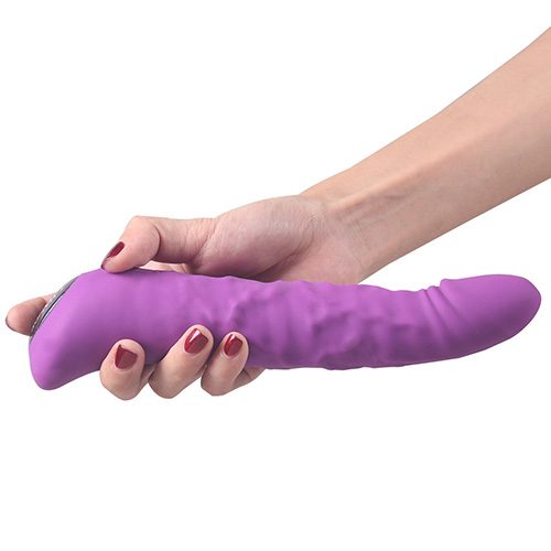 Silicone Classic Vibrator (21 × 3 × 3 cm)