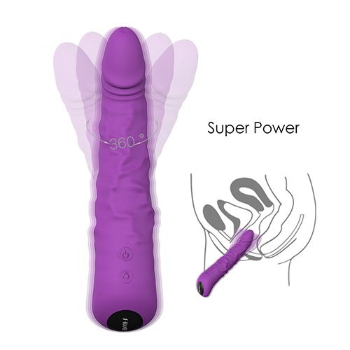 Silicone Classic Vibrator (21 × 3 × 3 cm)