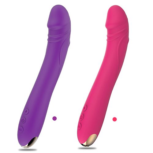 Silicone Classic Vibrator (23 × 4 × 4 cm)