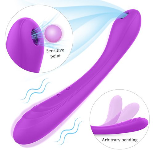 Suction G-spot Vibrator (21 × 4.3 × 3.4)