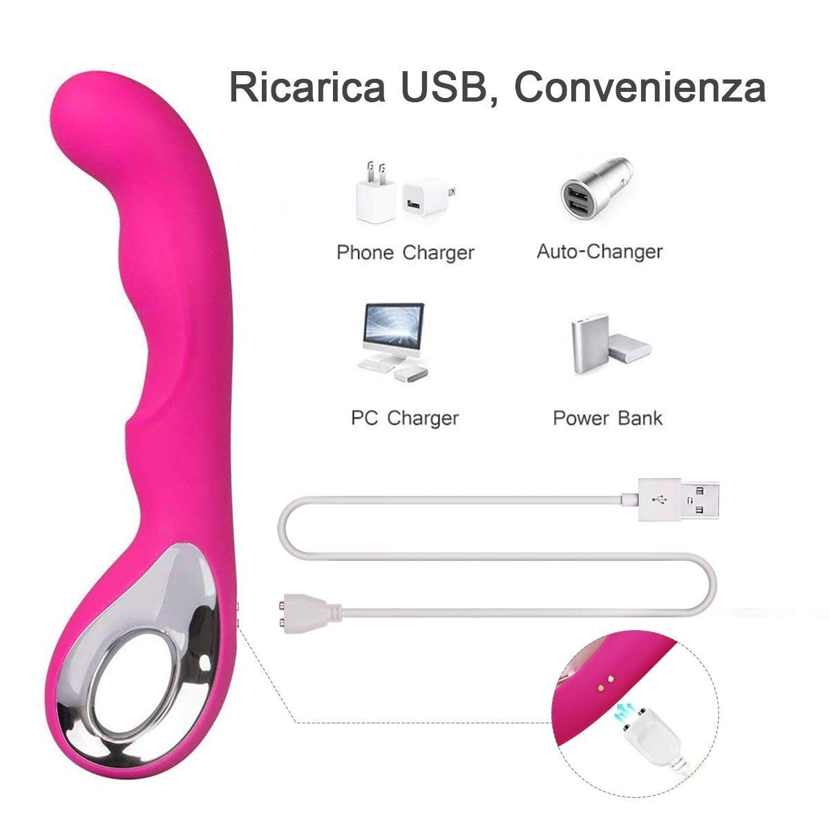 Textured Vaginal G-spot Vibrator