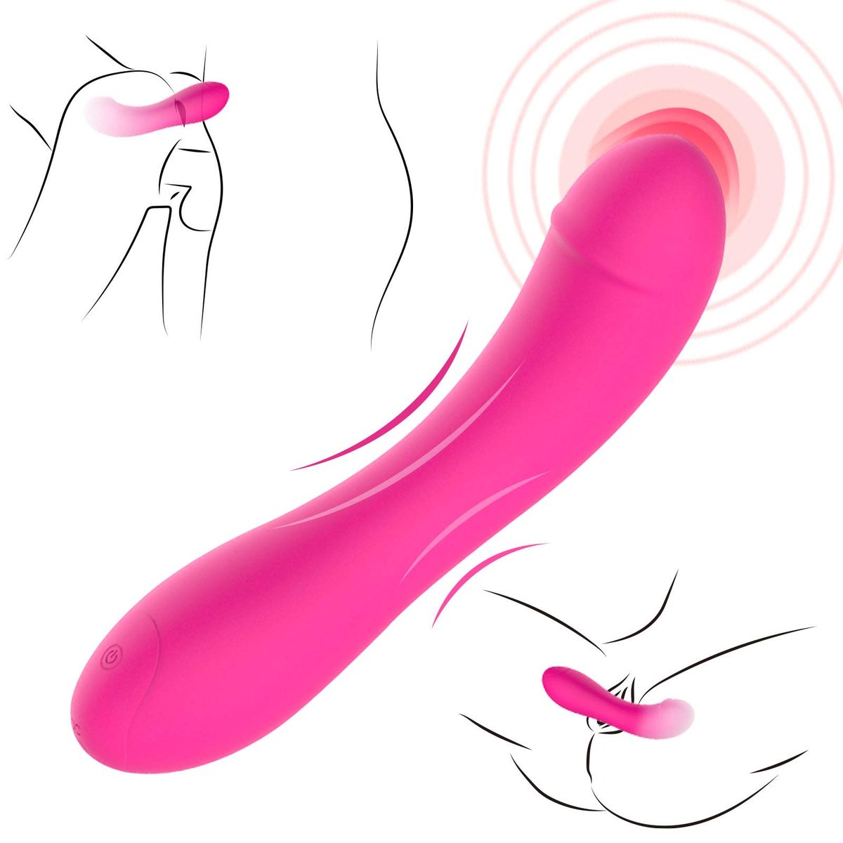 Textured Vaginal G-spot Vibrator