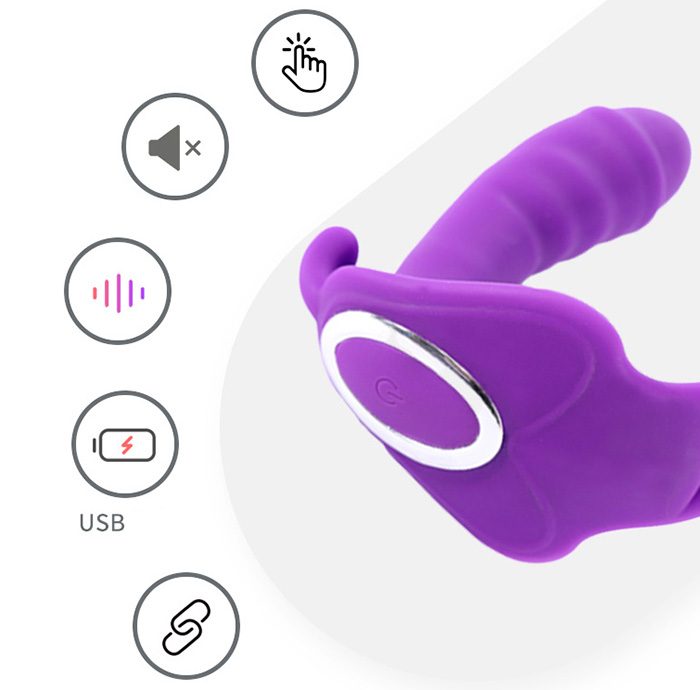 Vibrador conejo mariposa