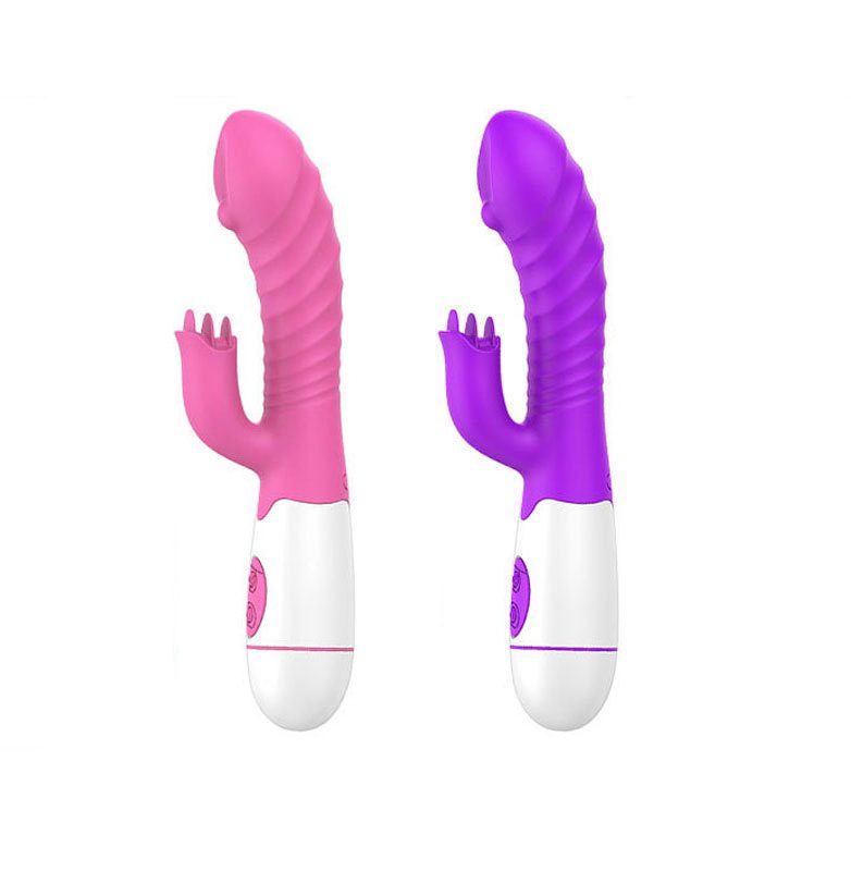 Tongue Licking G-spot Vibrator (193 × 55 × 34 mm)