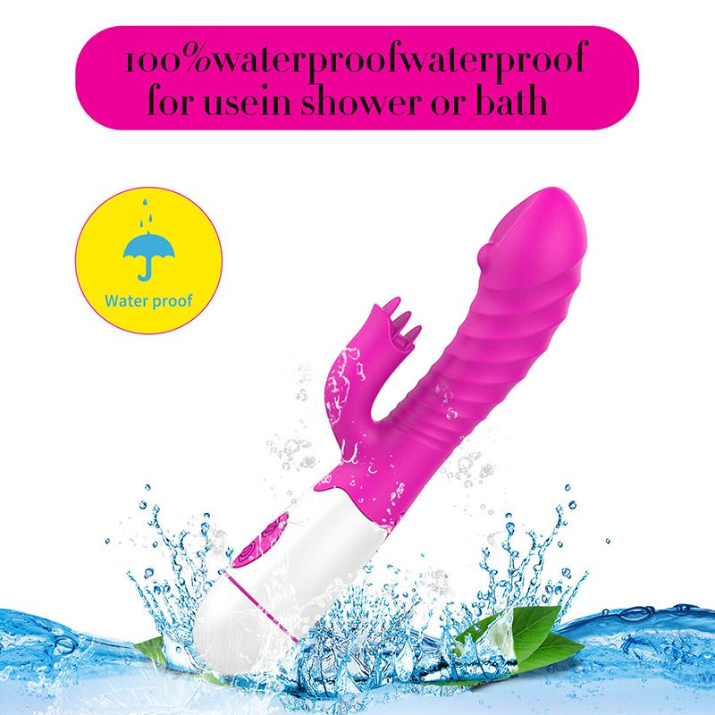Tongue Licking G-spot Vibrator (193 × 55 × 34 mm)