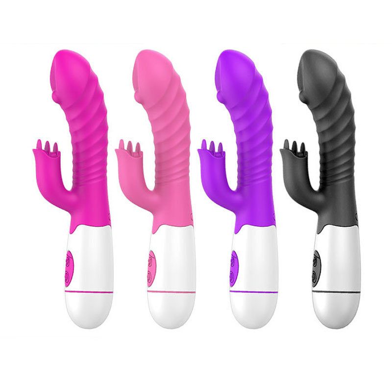 Tongue Licking G-spot Vibrator (193 × 55 × 34 mm)