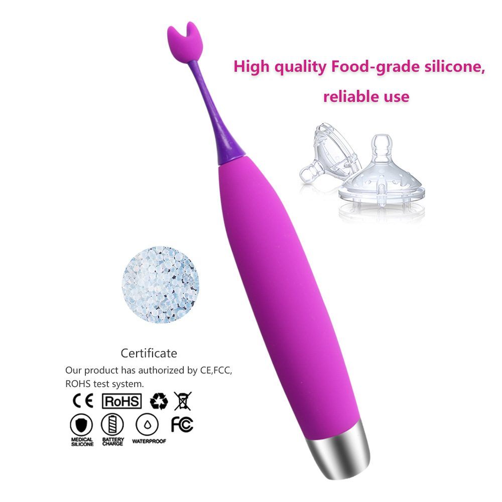 Vibration Massage G-spot Vibrator in Silicone & ABS