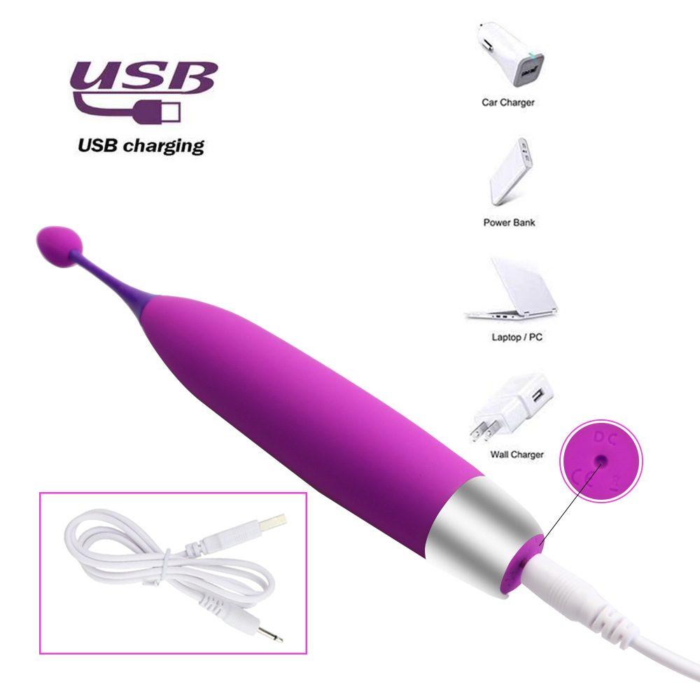 Vibration Massage G-spot Vibrator in Silicone & ABS