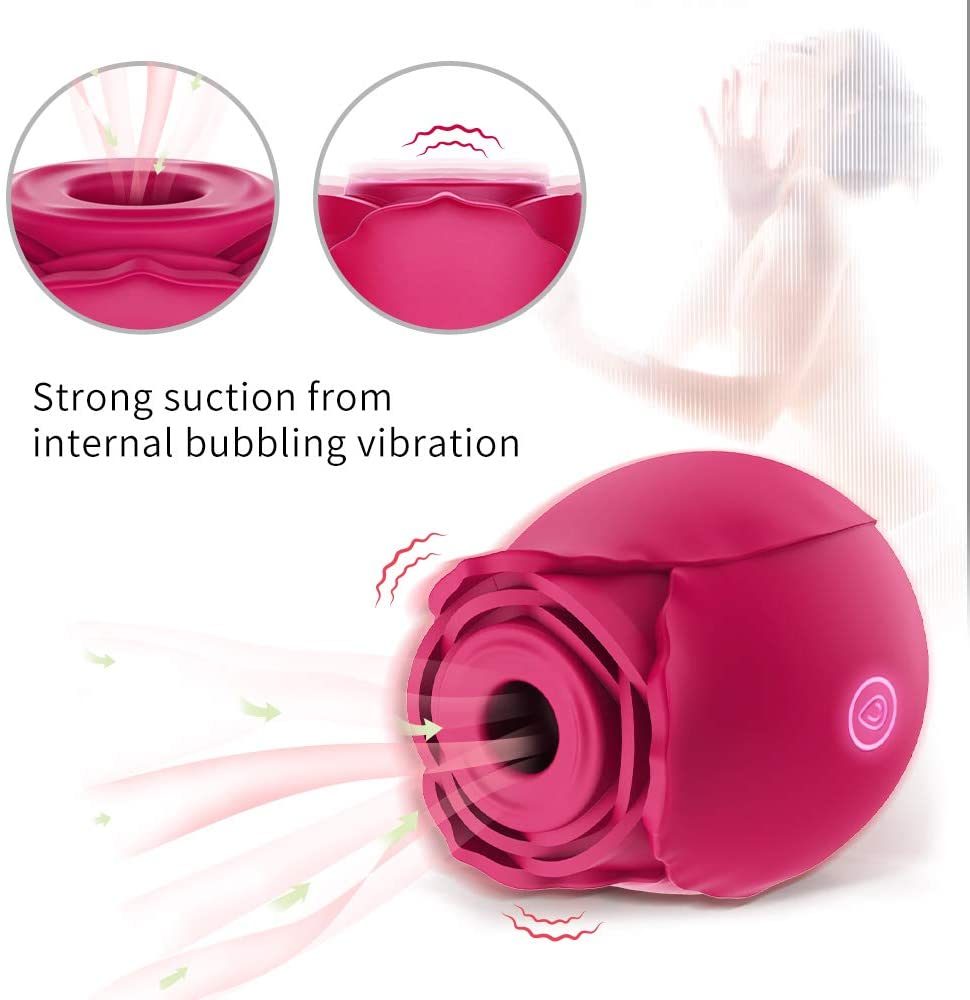 Vibrador conejo con ventosa para pezones