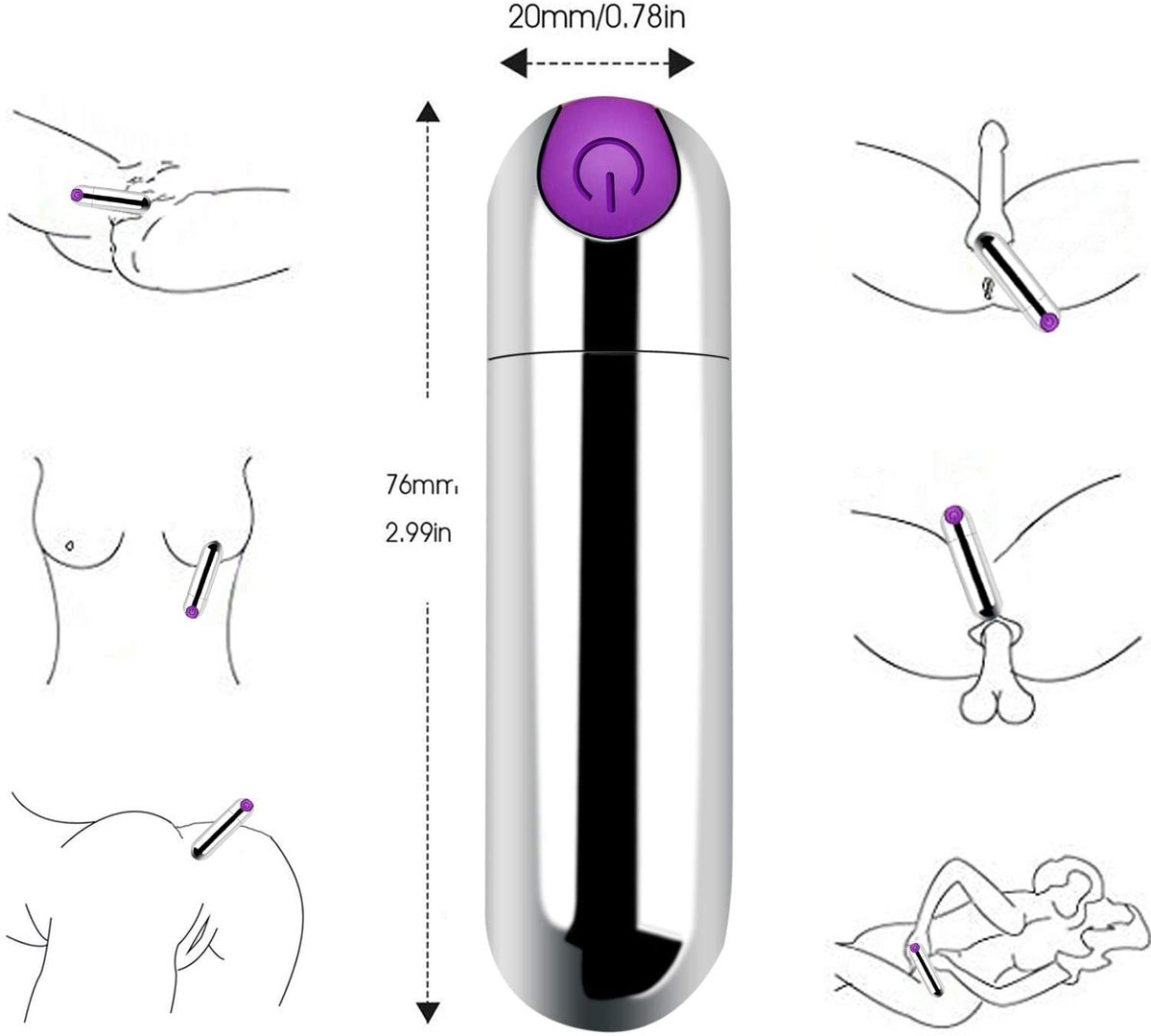 Vaginal Massage G-spot Vibrator Mini