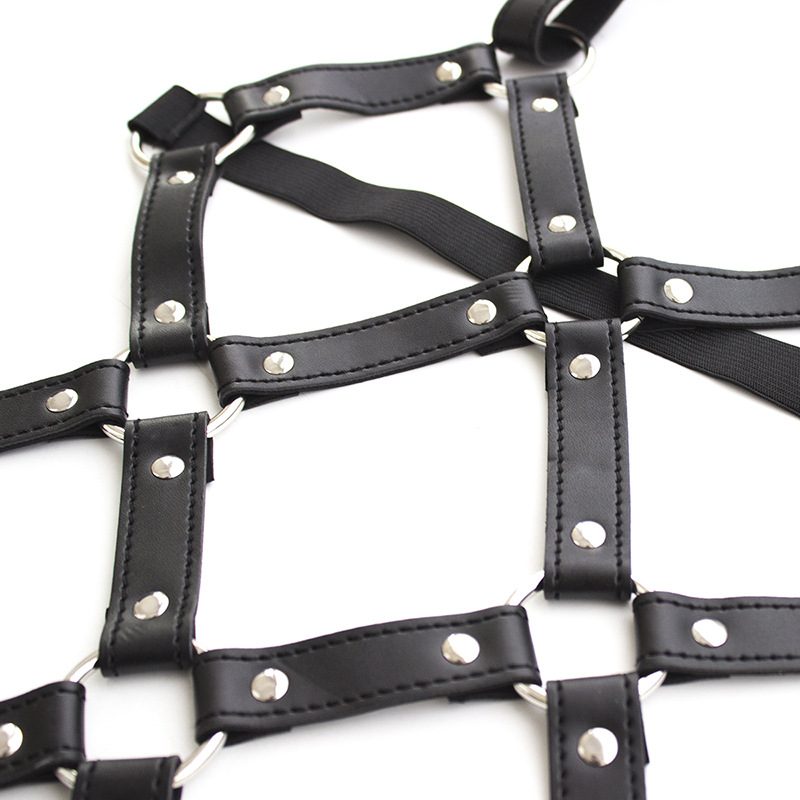 Kit harnais corset en cuir bondage