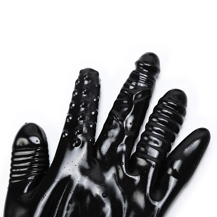 Black Penis Strap-on Finger