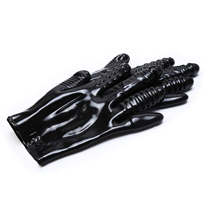 Black Penis Strap-on Finger